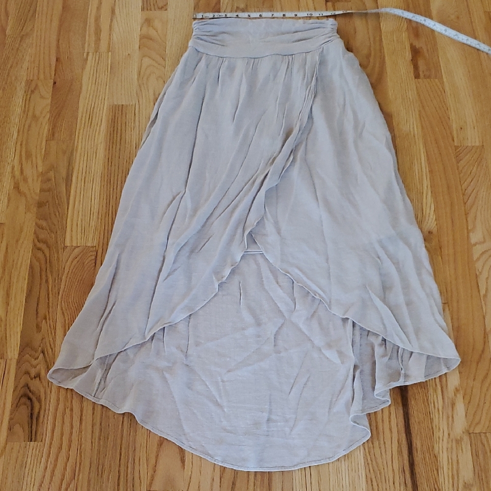 Apt. 9 Soft Tan Layered Midi Skirt